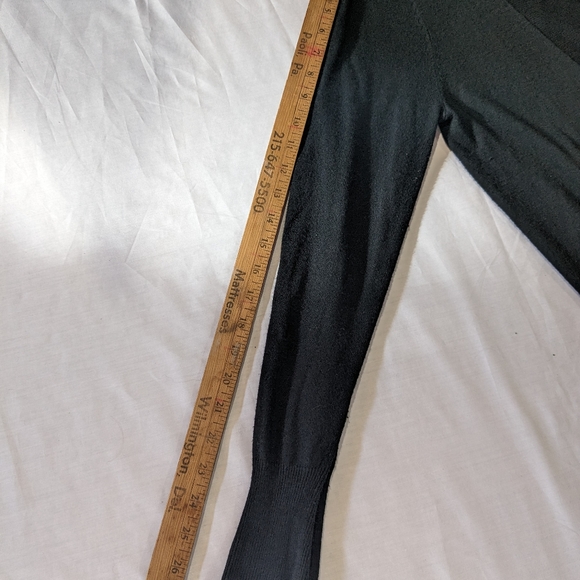 Merona open front tunic length cardigan sweater women's black size XXL cowl - Picture 3 of 7